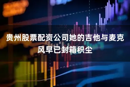 贵州股票配资公司她的吉他与麦克风早已封箱积尘